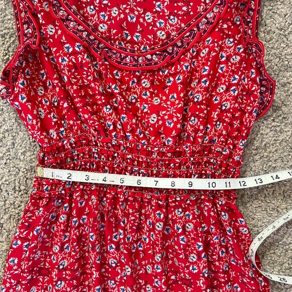 Max Studio - Red Floral Maxi Dress (L) - Picture 4 of 10